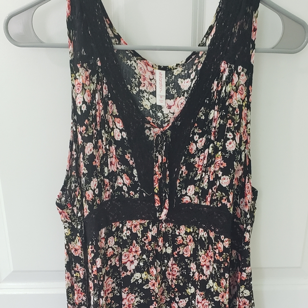 Xhiliration floral print dress M